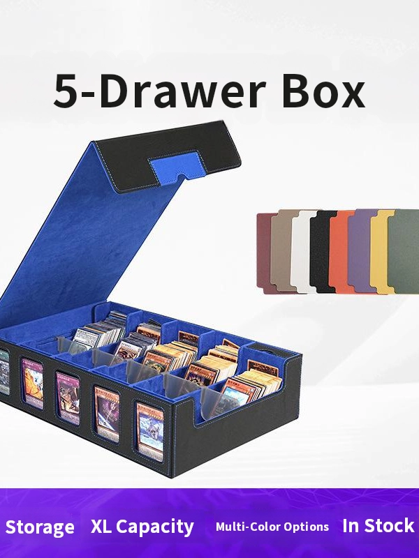 多層構造PUレザー製TCGカード収納ボックス、窓付き大容量オ - Storage のレビューと価格
