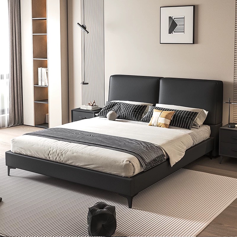 モダンな高級感あふれる木製寝室家具。柔らかい張地のベッド、キ - King Size Bed Frame With Storage Drawers のレビューと価格