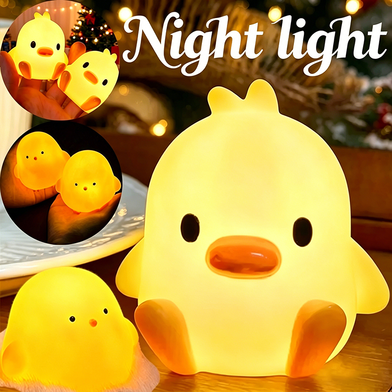 かわいい漫画のアヒルナイトライト、子供部屋用シリコンLEDベ - Floating Nightstand With Led Light のレビューと価格