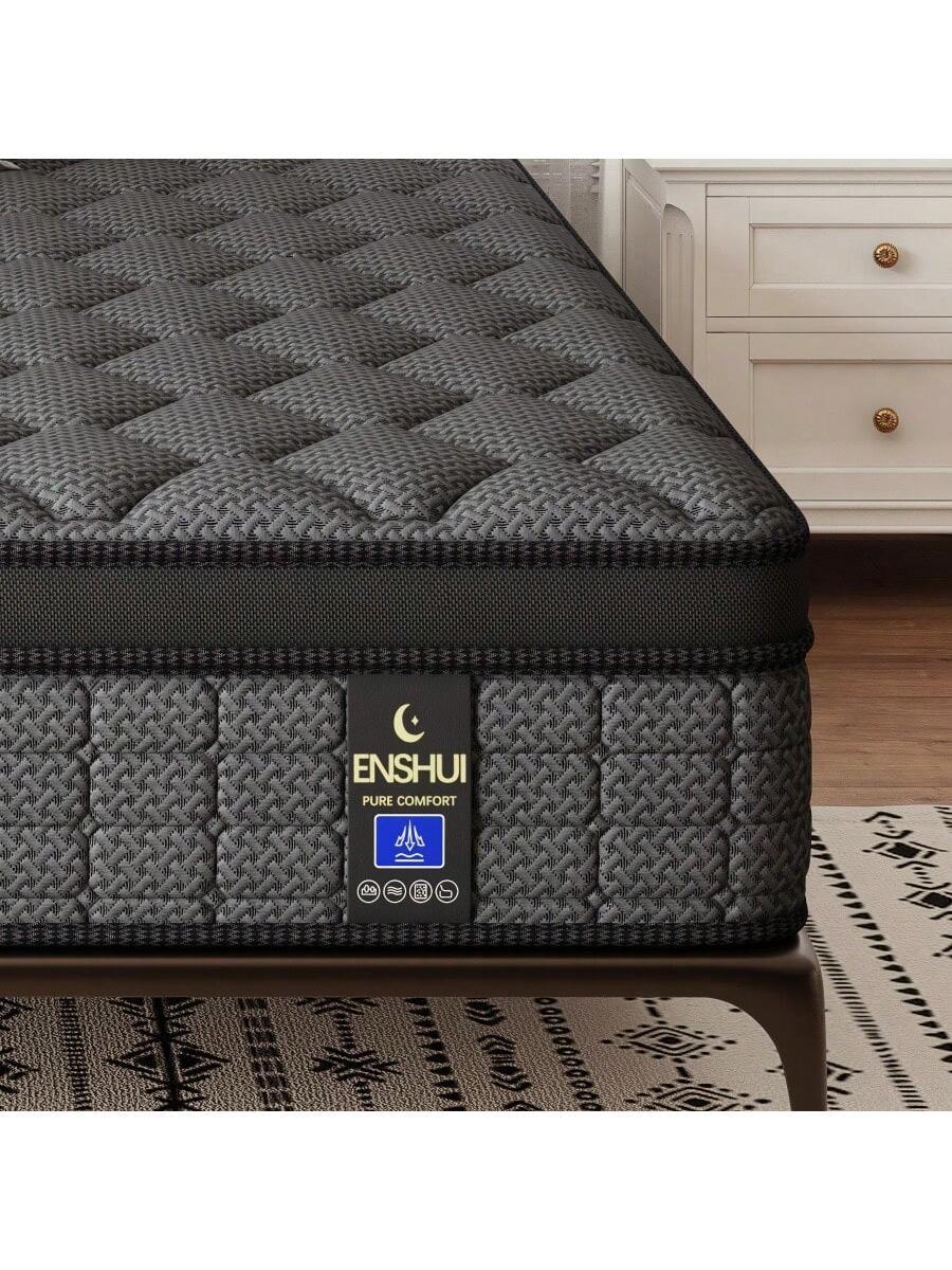 12インチまたは14インチのハイブリッドマットレス（シングル - Memory Foam Mattress In A Box Queen のレビューと価格