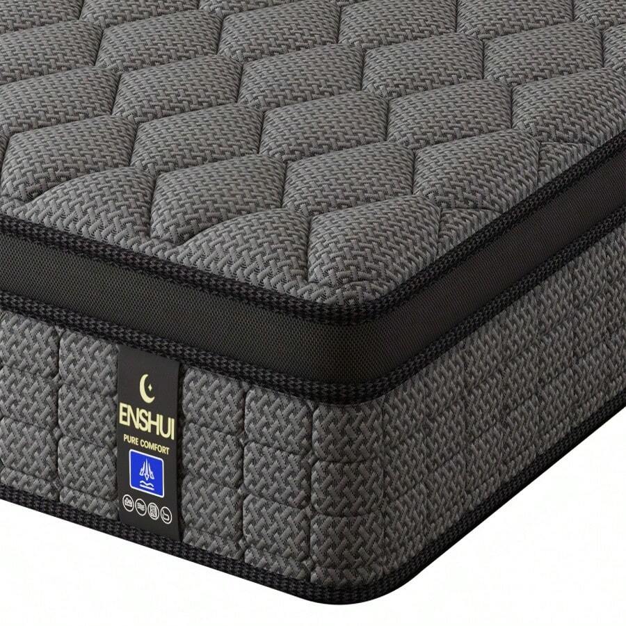 12インチまたは14インチのハイブリッドマットレス（シングル - Memory Foam Mattress In A Box Queen のレビューと価格